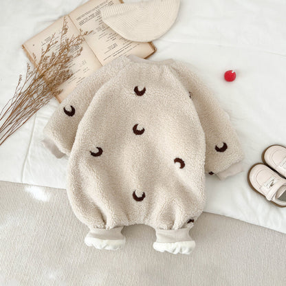 Thickened winter clothes for babies by My Store, warm infant clothing set
