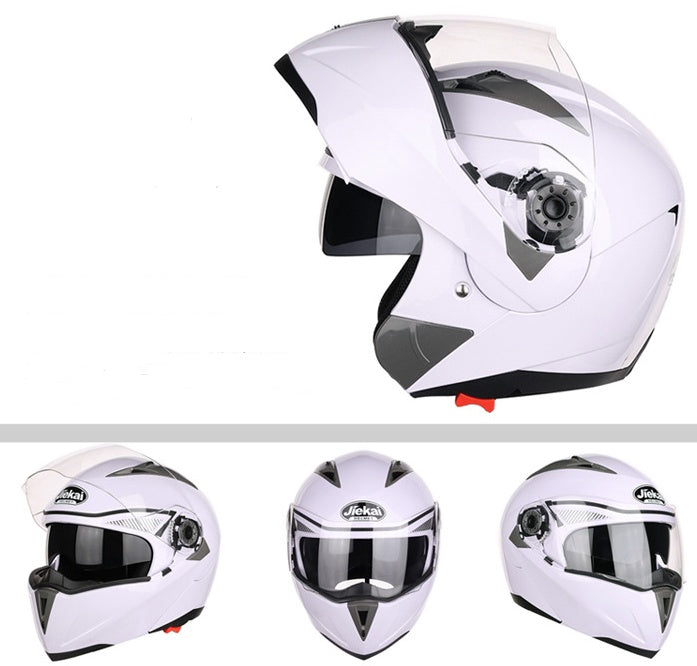 Black motorcycle helmet by My Store shown from the side