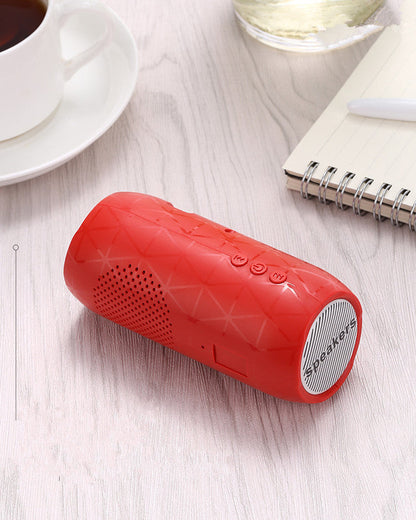 BJ-7 portable outdoor sports Bluetooth speaker by My Store, compact black wireless speaker with carry handle