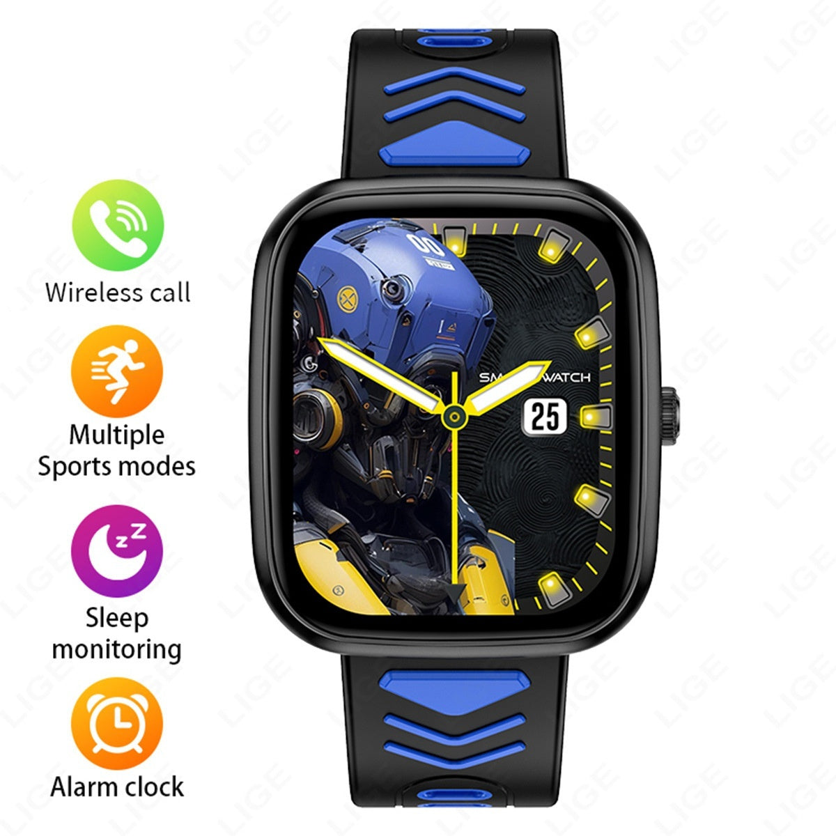 Bluetooth calling smart children's watch with sleep detection and multifunction features for students and teenagers