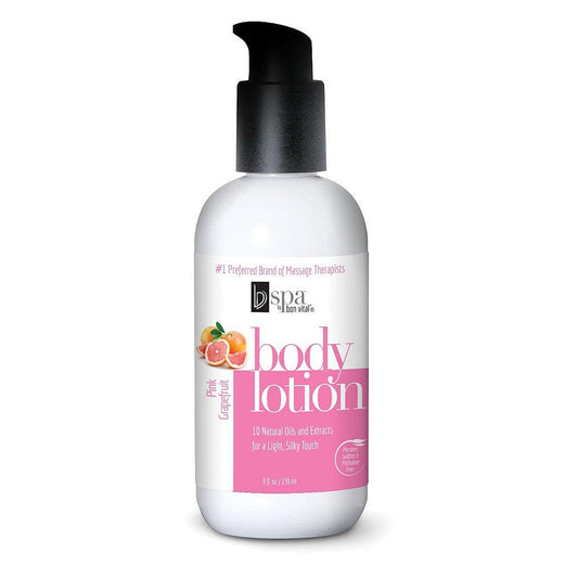Bon Vital' BV Spa Lavender Rosemary body lotion from Pasteur Pharmacy with moisturizing silk formula for soft, dry skin.