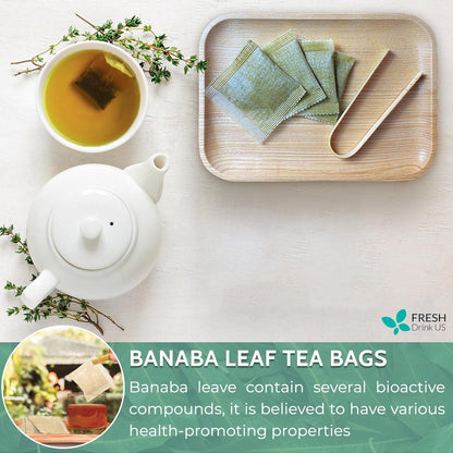 Natural Banaba Dried Leaves, Tea Bags, Powder