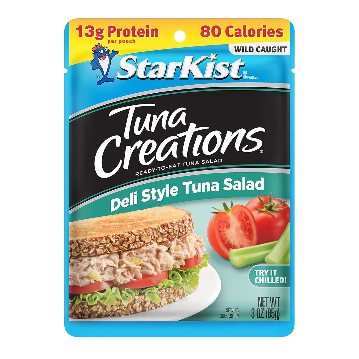 StarKist Tuna Creations Chipotle Lime packaged tuna pouch, 2.6oz, in a 24-pack, ready for quick, flavorful meals.
