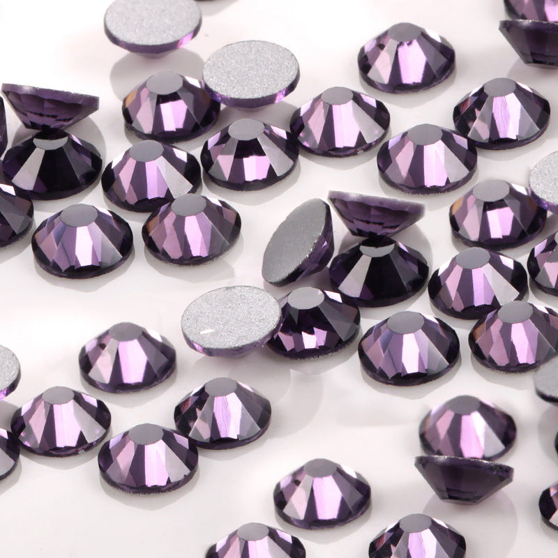 Glass flat nail drill bit for rhinestone removal and nail art