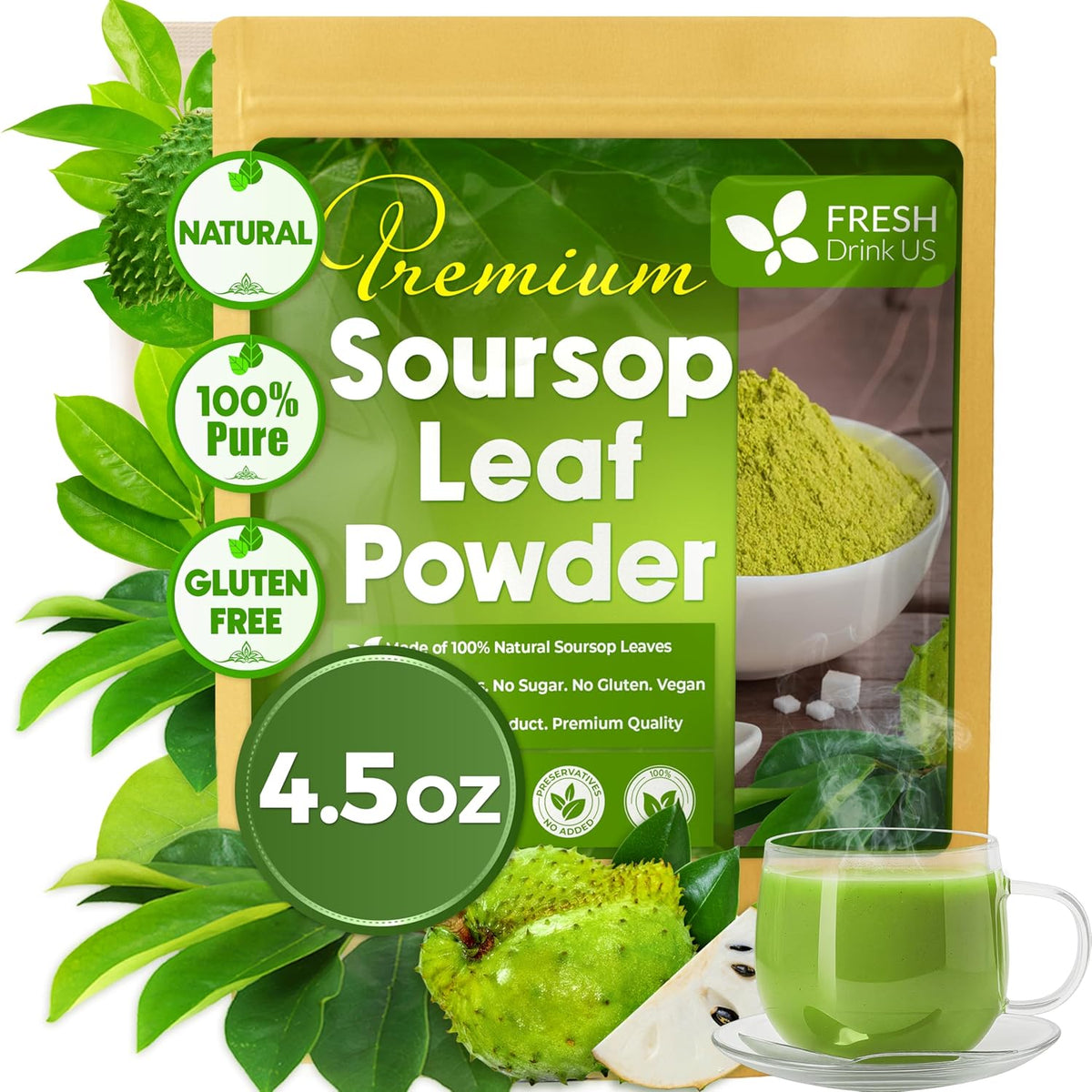Premium Soursop Graviola Leaf Tea Bags