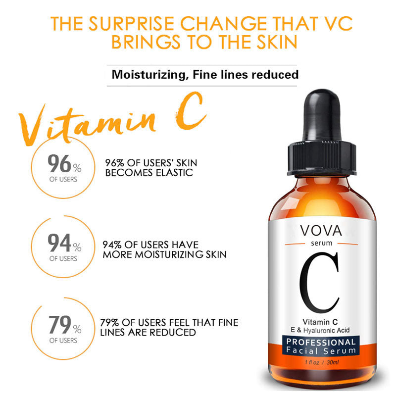 Vitamin C facial serum bottle by My Store, shown upright with clear skincare packaging and label details