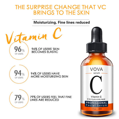 Vitamin C facial serum bottle by My Store, shown upright with clear skincare packaging and label details