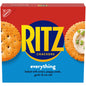 Ritz Fresh Stacks Original Snack Crackers in a large party size box with 16 multi-pack snack portions.