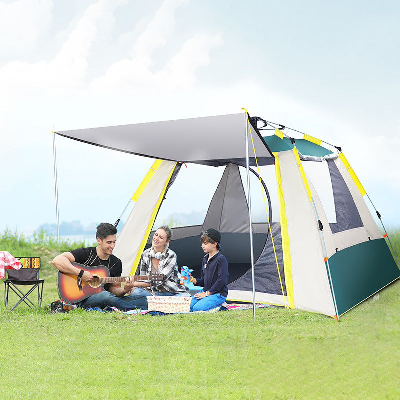 Automatic tent outdoor camping barbecue setup by My Store