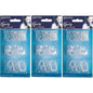 Goody Ouchless Multi Size Clear Polyband Hair Elastics - 250 Pcs
