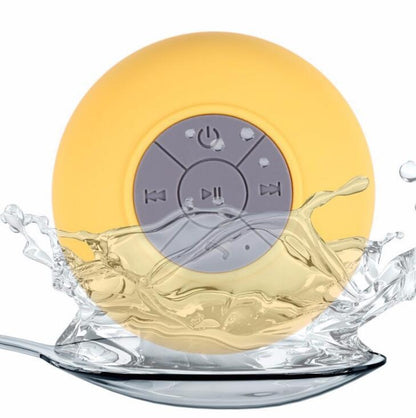 Mini waterproof Bluetooth speaker in compact black design by My Store