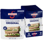 Swanson White Premium Chunk Canned Chicken in Water, 4 cans of 2.4 oz each, ready for cooking or meal prep.