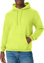 Hanes EcoSmart fleece hoodie for men and women, midweight hooded sweatshirt with a front pocket and adjustable drawstrings.