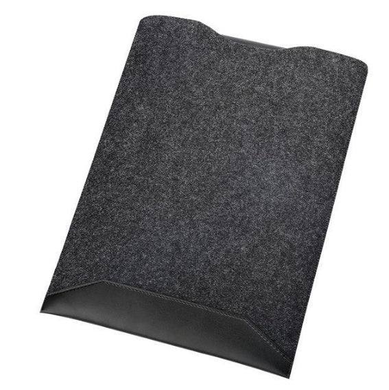 Minimalist laptop sleeve with mousepad in a sleek, protective design