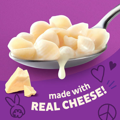 Annie's Homegrown Shells & White Cheddar organic mac and cheese pack with four 24 oz boxes featuring pasta and cheese sauce