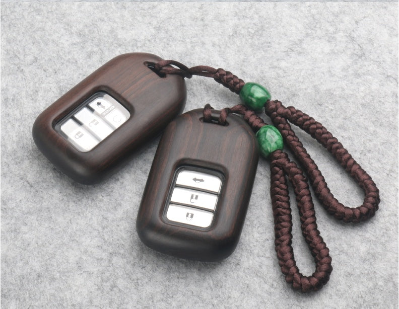 Sandalwood key case in a compact wooden design by My Store