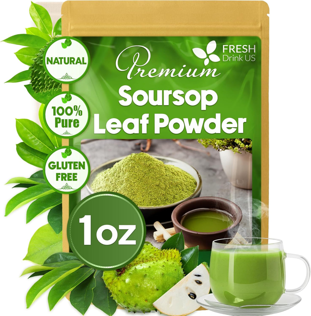 Premium Soursop Graviola Leaf Tea Bags
