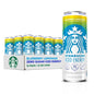 Starbucks Iced Energy Drink variety pack with 3 flavors: Tropical Peach, Watermelon Splash, Blueberry Lemonade in 12 12oz cans