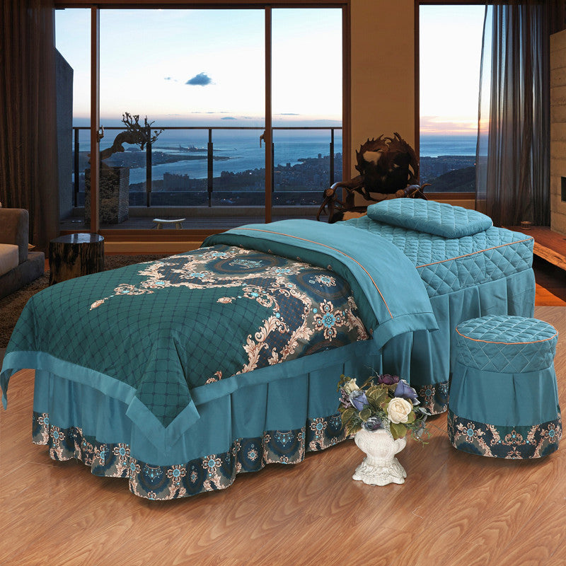 Beauty bed salon bed cover by My Store, displayed flat in a neutral color