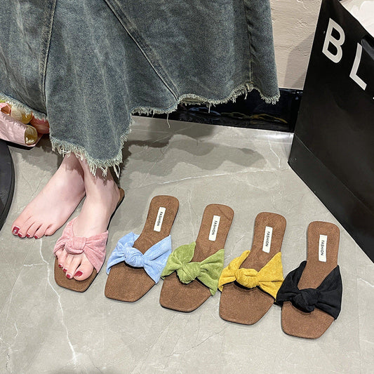 Women's suede sandals in a new summer style, featuring open-toe design and adjustable straps