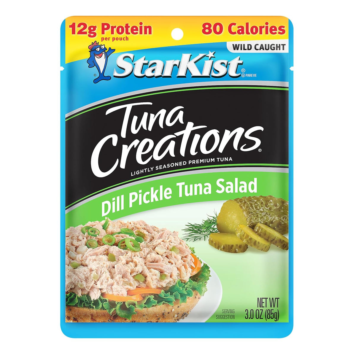StarKist Tuna Creations Chipotle Lime packaged tuna fish in 2.6oz pouch, 24-pack, ready-to-eat seafood snack