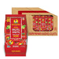 Sun-Maid California sun-dried raisins in snack-size 1 oz boxes, arranged in a fruit gift basket.