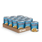 Canned Progresso Traditional Chicken Noodle Soup pack with four 19 oz cans, featuring chicken, noodles, and vegetables in a bowl