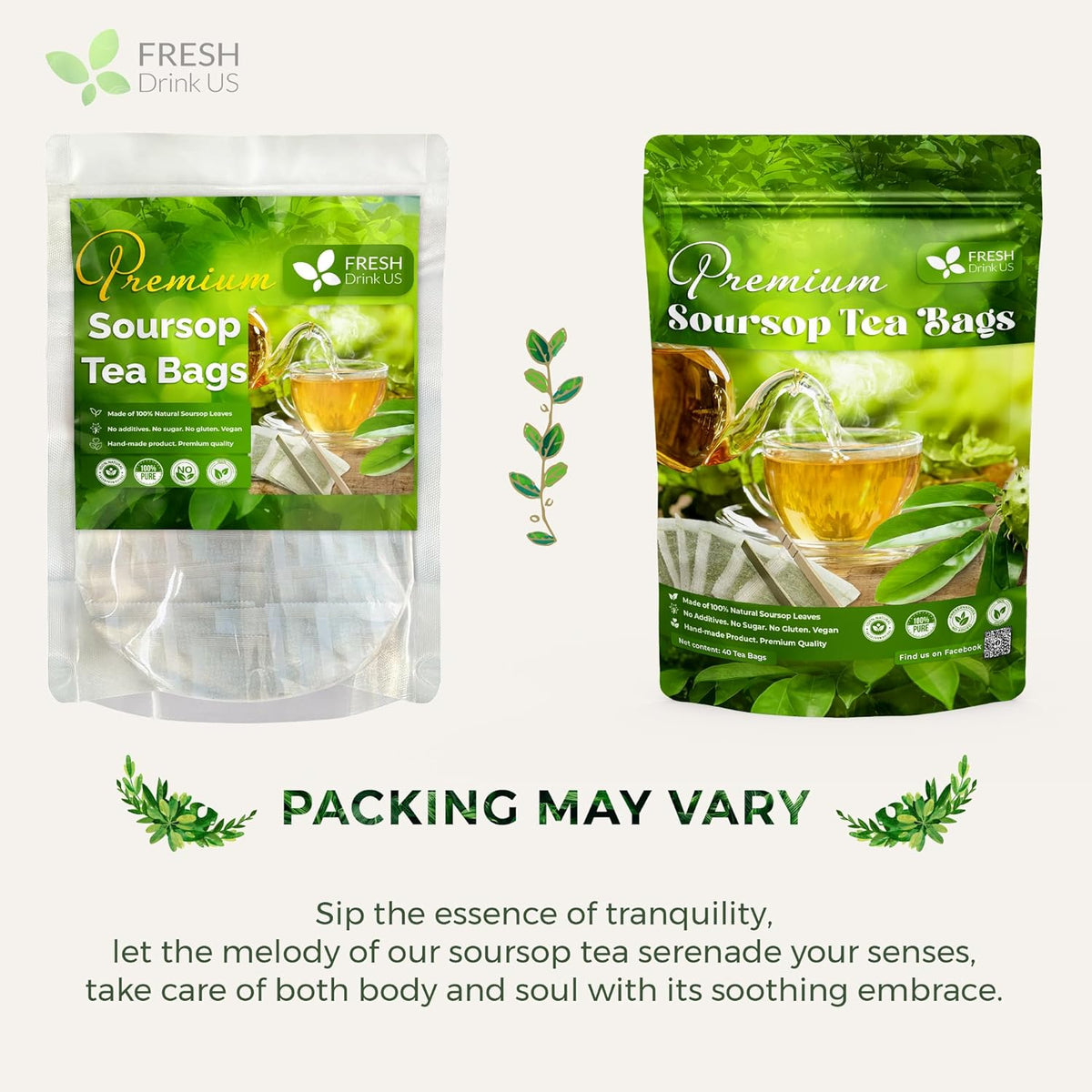 Premium Soursop Graviola Leaf Tea Bags