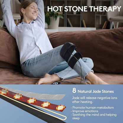 iReliev far infrared heating pad wrap with jade stones, designed for soothing heat therapy and muscle relaxation.