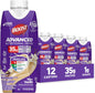 BOOST Advanced Nutritional Protein Shake in chocolate flavor, 12-11 fl oz cartons, rich and creamy for meal replacement or snack