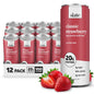 Slate Milk high protein milk shakes and iced coffees in chocolate, mocha, vanilla flavors, lactose-free, 20g protein, 11 fl oz cans.