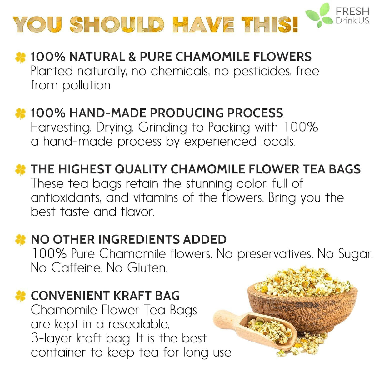 Chamomile Tea Bags