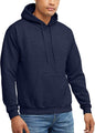 Hanes EcoSmart men's and women's hoodie with midweight fleece, hood, and front pocket, available in big and tall sizes.