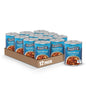 Cans of Progresso Traditional Chicken Noodle Soup, 19 oz, 4-pack, featuring labels with chicken, noodles, and vegetables.