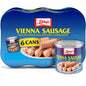 Libby's Vienna Sausage canned meat in a 4.6 oz can, ready to eat, showing six cans stacked together.