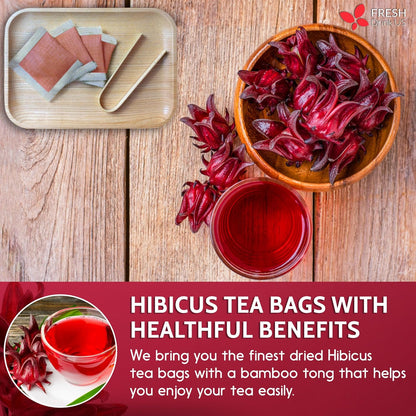 Hibiscus Dried Flowers Tea Bags