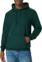Hanes men's EcoSmart fleece hoodie with a drawstring hood, front pocket, and ribbed cuffs, available in big and tall sizes.