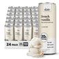 Slate Milk high protein milk shakes and iced coffees in chocolate, mocha, vanilla flavors, lactose-free, 20g protein, 11 fl oz cans