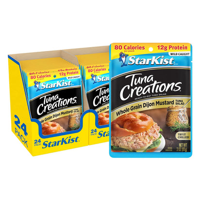 StarKist Tuna Creations Chipotle Lime packaged tuna fish pouch, 2.6oz, 24-pack, ready-to-eat seafood snack