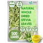 Stevia Leaf, Whole Dried Leaves, Tea Bags, Powder, 100% Natural and Pure from Stevia Leaves. Sugar Substitute for Tea, Coffee. Loose Leaf Stevia Herbal Tea. Zero Calorie Sweetener. No Sugar, No Caffeine, No Gluten, Vegan.