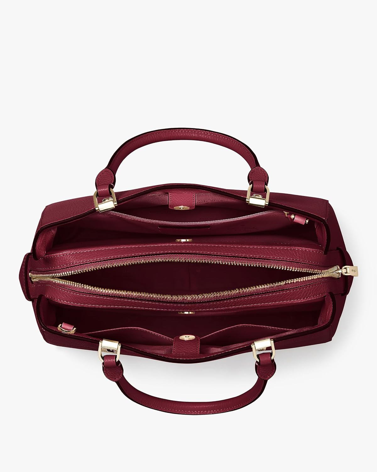 kate spade new york Leila Pebbled Leather Medium Triple Compartment Satchel