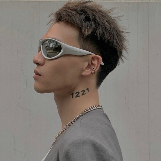 Colorful sports fashion sunscreen riding sunglasses with a personality design