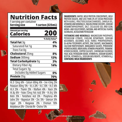 BOOST Advanced Nutritional Protein Shake in chocolate flavor, 12-11 fl oz cartons, creamy drink for nutrition and energy.