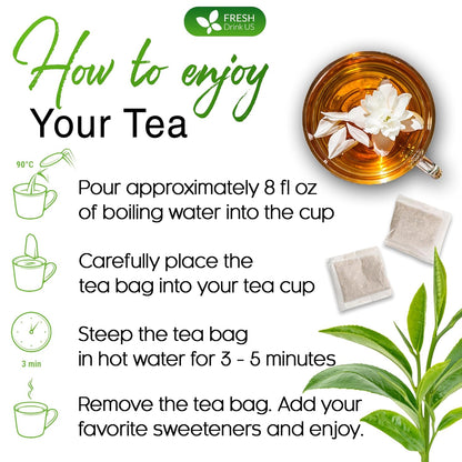 Premium Jasmine Green Tea Bags