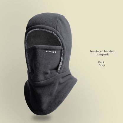 Men's winter cycling hat, warm windproof thermal cap in black My Store design