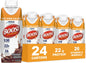 BOOST Very High Calorie Protein Drink in chocolate flavor, 8 fl oz bottles, 24-pack, nutritious nutritional supplement.