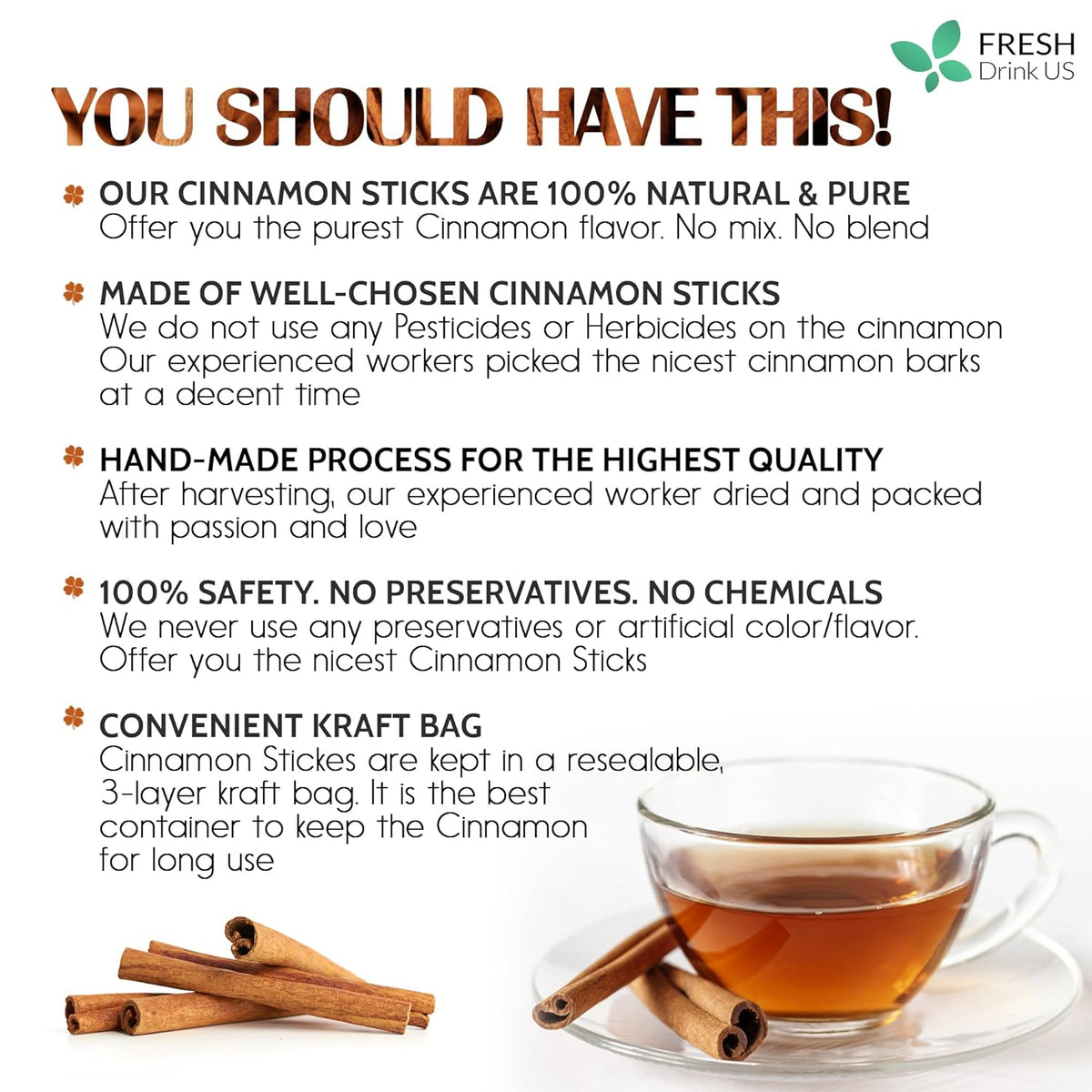 Cinnamon Sticks, Whole Sticks