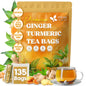 Premium Ginger Turmeric Tea Bags
