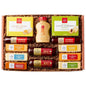 Hickory Farms small farmhouse meat and cheese gift basket with summer sausage, perfect for special occasions and holiday gift-giving.