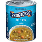 Canned Progresso Traditional Chicken Noodle Soup 19 oz, four-pack, featuring a bowl of chicken noodle soup with vegetables and noodles
